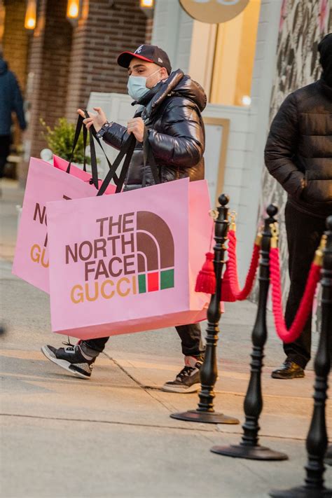 gucci northface pop up|Gucci north face icon.